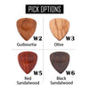 Personalized Gift Name And Icon Wooden Guitar Picks With Case, Box Guitar Player Gift LM32 897387