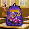 Custom Kid Photo Racing My Own Way Personalized Backpack HA75 921638