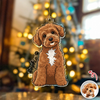 Custom Cute Dog Photo Portrait Christmas Decoration Acrylic Ornament LM32 895713