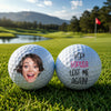 Personalized Funny Face Photo Golf Ball with Custom Text, Golf Training Competition Ball Gift for Golfer Birthday HO82 902622