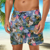 Custom Photo My American Spirit Beach Short - Gift For Family Members, Pet Owners, Pet Lovers LM32 893647