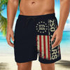 Personalized 250th Anniversary 1776-2026 American Flag Beach Shorts LM32 669235