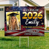 Custom Photo Class Of 2026 Graduating in America's 250th Anniversary Yard Sign CH07 895466