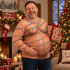 Custom Funny Body Naughty Christmas Light AOP Ugly Sweater - Personalized Christmas Gift For Husband, Son, Grandpa, Dad HA75 919158