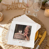Custom Photo Napkins with Text - Personalized Cocktail Napkins for Birthday Party Decor LM32 899851