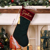 Personalized Velvet Christmas Stockings, Holiday Decorations, Christmas Gift LM32 670271