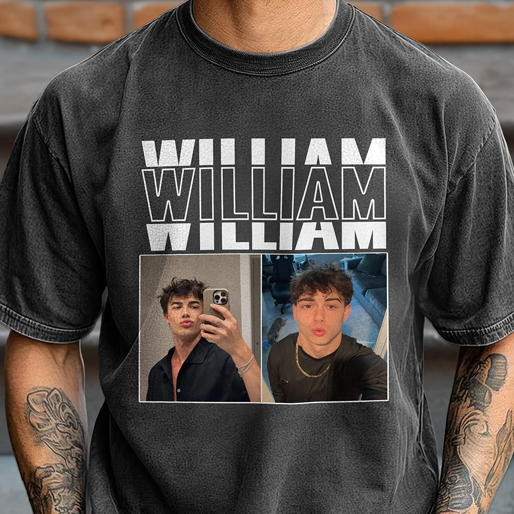 Custom Photo & Name Comfort Shirt - Personalized Gift for Family, Friends & Birthdays TH10 170449