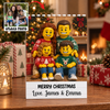 Custom Lego Family Photo Merry Christmas Building Brick Blocks Gift LM32 670211