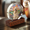 Custom Photo Forever In My Heart Dog Cat Pet Memorial Round Acrylic Frame Block HA75 897014