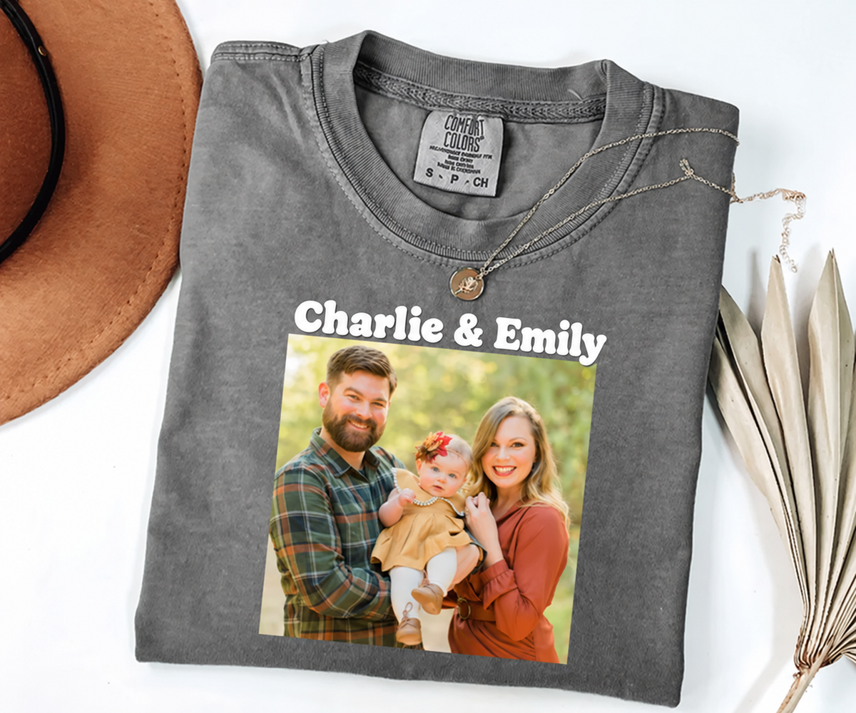 Custom Family Picture Comfort Shirt, Logo Image Shirts Gift HO82 903938