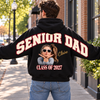 Custom Retro Senior Mom 2027 Shoulder to Shoulder Sweatshirt & Hoodie - Personalized Class of 2027 Gift, Proud Family Gift HO82 904004