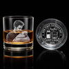 Personalized First Father's Day Engraved Whiskey Glass, New Dad Gift, Newborn Gift, Unique Father's Day HO82 902546