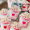 Custom Name Valentine Popcorn Sticker, Gift For Couple, Valentine's Day HO82 901174