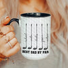 Personalized Best Dad By Par Mug - Gift For Men, Father's Day, Golfer, Papa Present, Funny Husband Birthday Drinkware HO82 902352