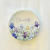 Personalized Watercolor Birth Month Flower Ring Trinket Dish Mother's Day, Birthday, Wedding Bridesmaid Gift HA75 921086