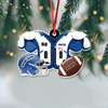 Custom Name Football American Christmas Personalized Acrylic Ornament HA75 897664