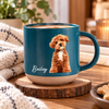 Custom Dog Portrait Pottery Mug For Dog Lovers HO82 903936