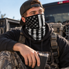 Patriotic American Flag Neck Gaiter Mask, Cameo, Thin Line Graphic Face Cover LM32 670399