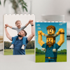 Personalized Photo Building Brick Block - Father's Day Dad Gift HO82 902596