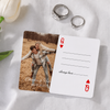 Custom Photo Wedding Playing Cards - Personalized Wedding Guest Book Alternative, Newlywed Gift HO82 903260