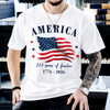 USA 250th Anniversary Independence Day Bright Shirt HO82 902682