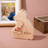 Personalized First Time Mom Gift, Wooden Mom and Baby Bear Puzzle, Family Home Decor TH10 898859