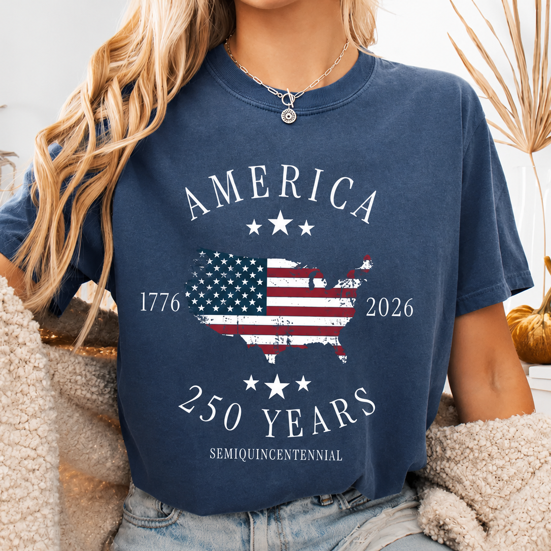 America 250th Anniversary, Patriotic Comfort Shirt TH10 170205