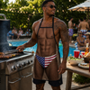 Personalized Fun Sexy US Flag Bikini BBQ Apron Party Novelty Costume Apron HO82 903098