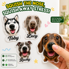 Custom Dog Nose Squishy Fridge Magnet Sticker – Personalized Pet Nose Squeeze Toy with Custom Face & Name CH07 911832