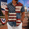 USA 250th Anniversary 1776-2026 American Flag Hawaii Shirt July 4th Outfit CH07 911800