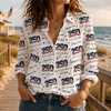 USA 250th Anniversary Blouse Shirt Retro American Flag 1776 Women Tops, 4th Of July Gift CH07 911888