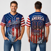 Custom Name America Patriotic 250th Anniversary Baseball Jersey Shirt CH07 911886