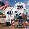 USA 250th Anniversary Baseball Jersey Shirt 4th of July Gift CH07 911834