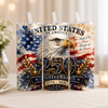 250th Anniversary USA 1776-2026 Eagle Skinny Tumbler Patriotic 4th of July Gift CH07 911708
