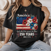 USA 250 Years Anniversary Flag Floral Comfort Shirt Celebrate 250th Anniversary Patriot Gift CH07 911716