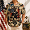 Abraham Lincoln Playing Guitar Rock and Roll American Flag Hawaii Shirt 1776-2026 USA Flag Hawaii Shirt CH07 911762