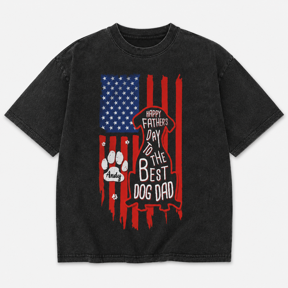 Happy Father's Day To Best Dog Dad Flag Comfort Shirt CH07 911776