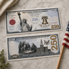 Pack of 20 – USA 250th Anniversary Semiquincentennial Commemorative Bills American Freedom Money Funny 4th of July Gift CH07 911828