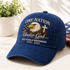 Custom One Nation Under God 250 Years Embroidered Hat Independence Anniversary Gift CH07 911630