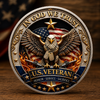 U.S. Veteran Commemorative Coin 250 Years Freedom Eagle Battlefield Cross Coin CH07 911632