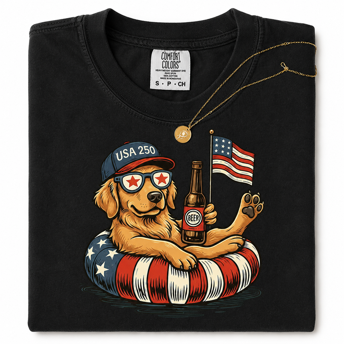 Custom Liberty 250th Cute Dog Patriotic Comfort Color Shirt My Dog Celebrate 250 Years of Freedom Tee CH07 911622