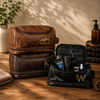 Personalized Men's Leather Toiletry Bag Birthday, Christmas, Anniversary Gift for Him CH07 896692