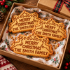 Personalized Merry Christmas Cookie Cutter and Stamp, Personalized Holiday Baking Gift CH07 181038