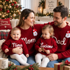 Personalized Family Christmas Embroidered Knit Sweaters Custom Name Knit Jumpers CH07 180676