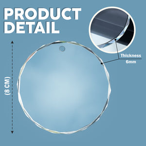 To My Daughter God Says You Are Crosswords Glass Circle Ornament LM32 895381