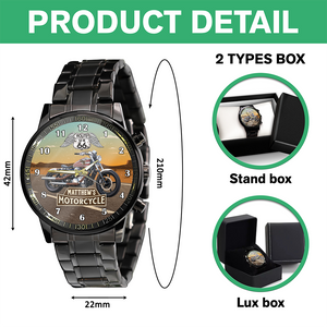 Custom Photo Motorcycle - Personalized Biker Hand Watch Motorcycle Lovers Gift CH07 895768