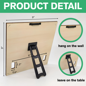 Custom Photo Goodbyes Are Not The End Memorial Square Collar Frame TH10 892719