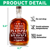Personalized Gift To Dad The Man The Myth The Legend Whiskey Bottle LM32 893593