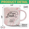 Mama Bear Family Personalized Marble Mug Mother's Day Gift For Mom HA75 892176