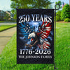 250th Anniversary Eagle Patriotic American Garden Flag CH07 899588